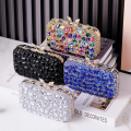 Evening Bag   Handbag Rhinestone Clutch Wedding Purse Resin Inlay Bag. 