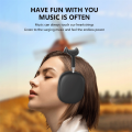 Wireless Headphones over Ear Headphones Bluetooth 5.0 Headphone Earphone with Mic for Phone PC Computer -Red.
