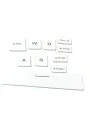 White Replacement Brand New Keycap Key Cap Scissor Clip Hinge Button For ASUS Zephyrus ROG 16 G16 GA503 15 GU603 GA503Q GA503QR. 