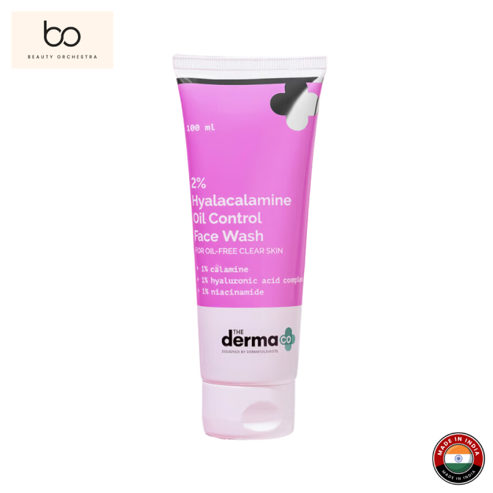 The Derma Co 2% Hyalacalamine Oil Control Face Wash For Oil-Free Clear Skin – 100ml