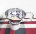 Stainless Steel Incense Dhup Burner Pot with Handle, 5 Inch, Ideal for Dhoop and Kaphoor Fragrances. 