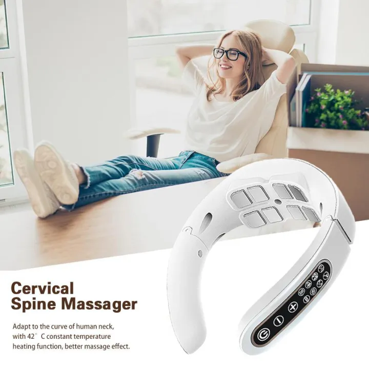 Electric%20Neck%20Massager%20EMS%20Pulse%20Rechargeable%20USB%20Cervical%20Traction%20Therapy%20Massage%20Stimulator%20Pain%20Relief%20Heating%20Massager%20-%20Image%203
