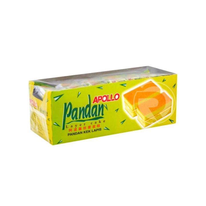 Apollo Pandan Layer Cake,18g x 24pcs