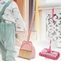 Mop Little Housekeeping Helper Set Mini Broom with Dustpan Children Sweeping House Cleaning Toy Set.