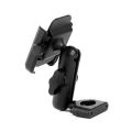 Metal Bike Mobile Holder For mobile phone bracket motorcycle bicycle takeaway rider -Black Easy to Use and Maintain C1. 