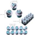 Cookie Stamp Cake Alphabet Number Biscuit Cutter Lowercase Uppercase Letter Mold Fondant Decorating Tools Alphabet Stamps.