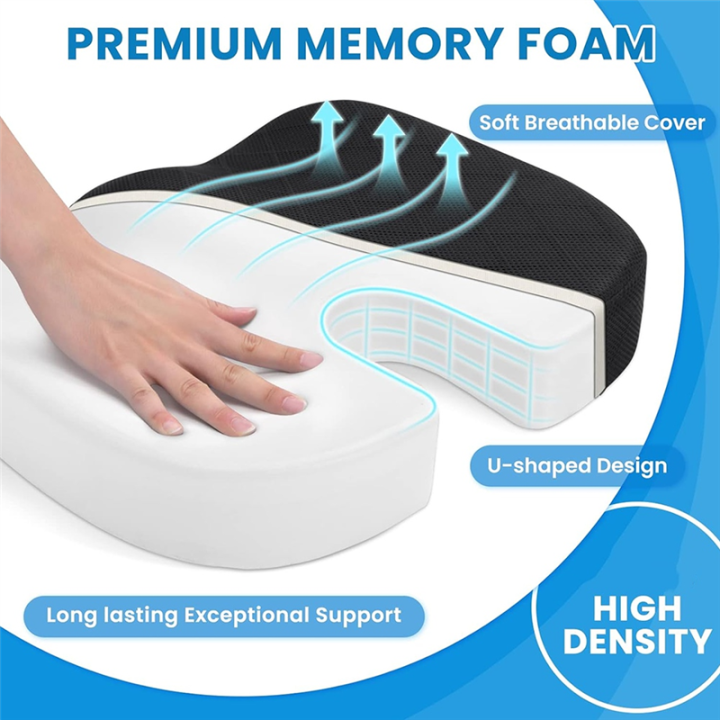 Seat%20Cushion%20-%20Cushion%20for%20Office%20Chair,%20Car%20Seat,%20Airplane,%20Bleacher%20-%20Sciatica%20&%20Coccyx%20Pain%20Relief%20Desk%20Grey%20Cushion%20Easy%20Install%20-%20Image%206