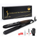 Ubeator -High-Grade Professional Ceramic Steam Hair Straightener Fast Heating Vapor Hair Flat Iron for Women-515-Black. 