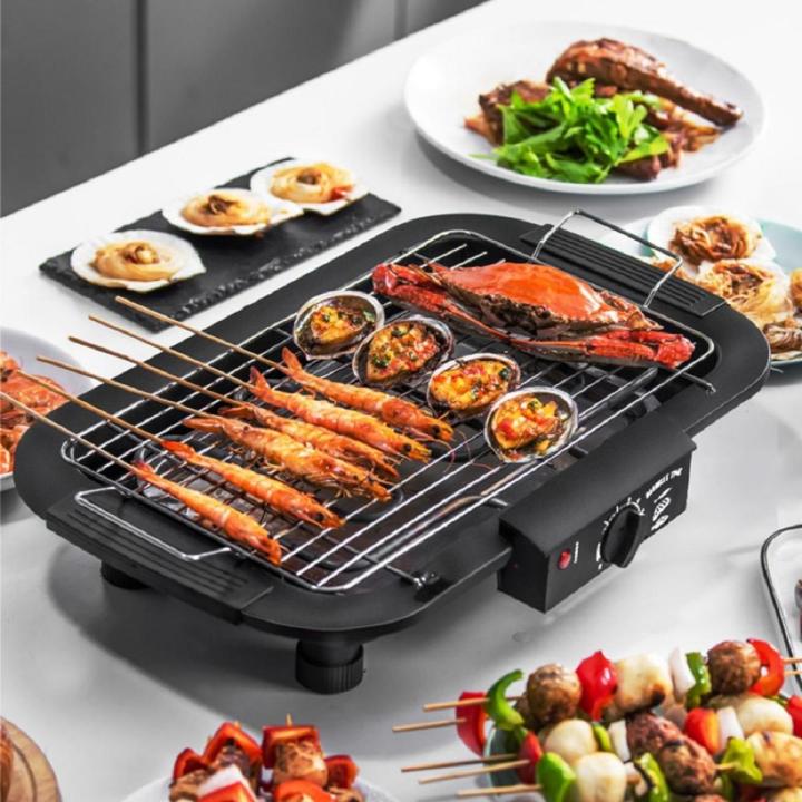 Electric BBQ Grill Machine - Black | Daraz.com.bd