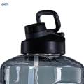 Portable Water Bottle Marker Wide Mouth Drinking for sports Running 2000ml Grey.