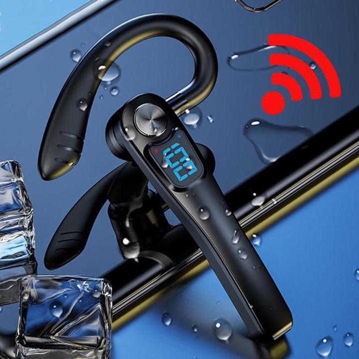 【FUPANG】Painless Ear-hook Bluetooth 5.2 Wireless Earbuds Waterproof Sport Earphone Standby Business Headphones Mic for Running Cycling Driving