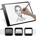 A4 Ultra-Thin Portable LED Light Box White LED Artcraft Tracing Light Pad Light Box for Artists Designing, Animation, Sketching. 