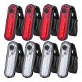 8Pack USB Rechargeable Front and Rear LED Bike Tail Light Bicycle Light Bike Headlight for Road Bike Cycling.