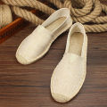 2022 Summer Autumn Men Canvas Shoes Breathable Men's Casual Shoes Slip-On Hemp Shoes Graffiti Espadrilles Women Footwear Flats Wearhouse.