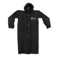 Rain Coats Waterproof Black Color Polyester For Women. 