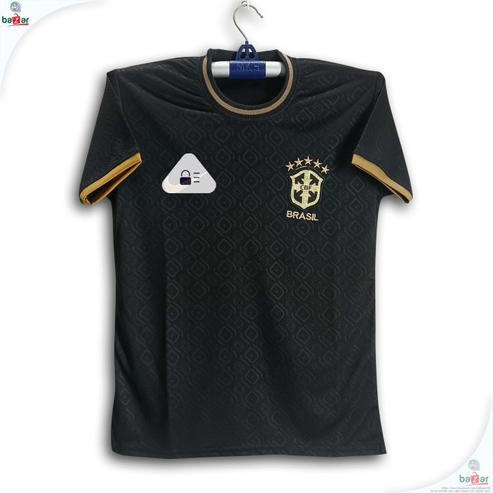 Brazil Short Sleeve Thai Premium Football Jersey For Men - Half Sleeve - Brazil Football Jersey 2025