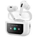 Airpods A9 Pro TWS Wireless Earbuds- 5.3 – Bluetooth - Waterproof - Touch Screen - ANC & ENC - with Mic – Ideal for Xiaomi and iPhone – Premium Sound and Comfort-white. 