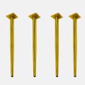 4Pcs/Set Furniture Legs Feet 45-72cm Chair Tapered Furniture Metal Feet Dressing Table Legs High Table Feet for Dining Table. 