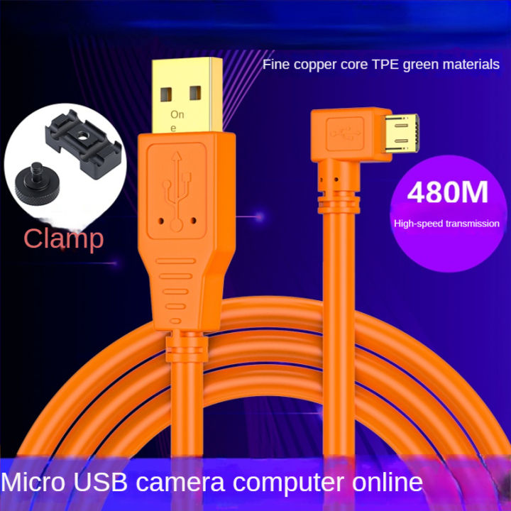 Micro USB Tether Camera Cable for Sony A7R3 A7R2 A7M3 A7M2 A6400 Camera Connect to Computer high speed cable