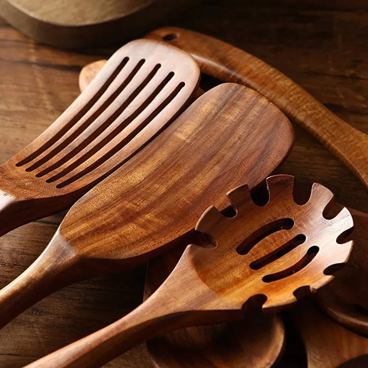 Individual%20Wooden%20Kitchen%20Utensils%20Set,Wooden%20Spoons%20for%20Cooking%20Natural%20Teak%20Wood%20Kitchen%20Spatula%20Set%20for%20Including%207%20Pack%20Exquisite%20Product%20-%20Image%205