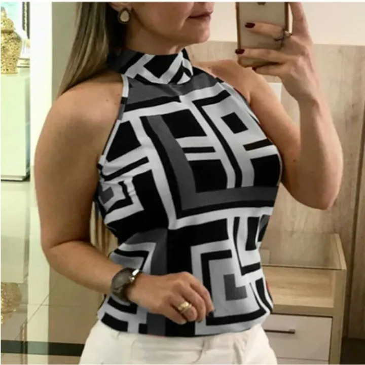 Women%20Blouses%20Leopard%20Print%20Ladies%20Shirts%20And%20Tops%20Halter%20Blouse%20Sleeveless%20Tops%20Womens%20Clothing%20Summer%20Female%20Blouses%20-%20Image%204