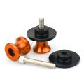 for KTM Duke Rc 125 200 250 390 690 990 M10 Screws Motorcycle CNC Aluminum Swingarm Spools Slider Stand Screws Modified Accessory Universal 3 LOGO. 