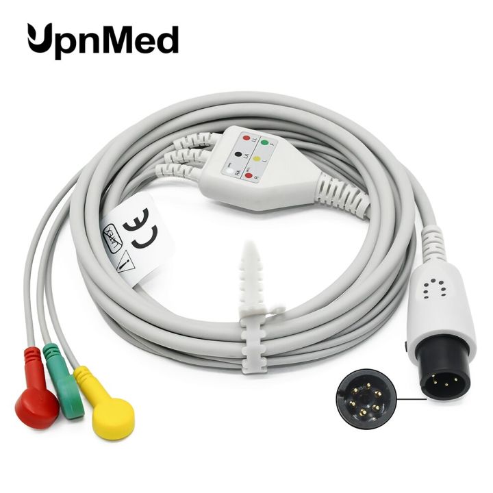 Drager%20Vista%20120%203lead%20Ecg%20Cable,%206pins%20-%20Image%202