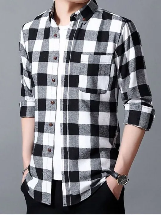 Stylish%20Regular%20Check%20Casual%20Shirt%20For%20Men%20-%20Shirt%20For%20Men%20-%20Image%203