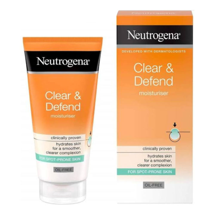 Neutrogena Clear & Defend Oil Free Moisturiser, 50ml