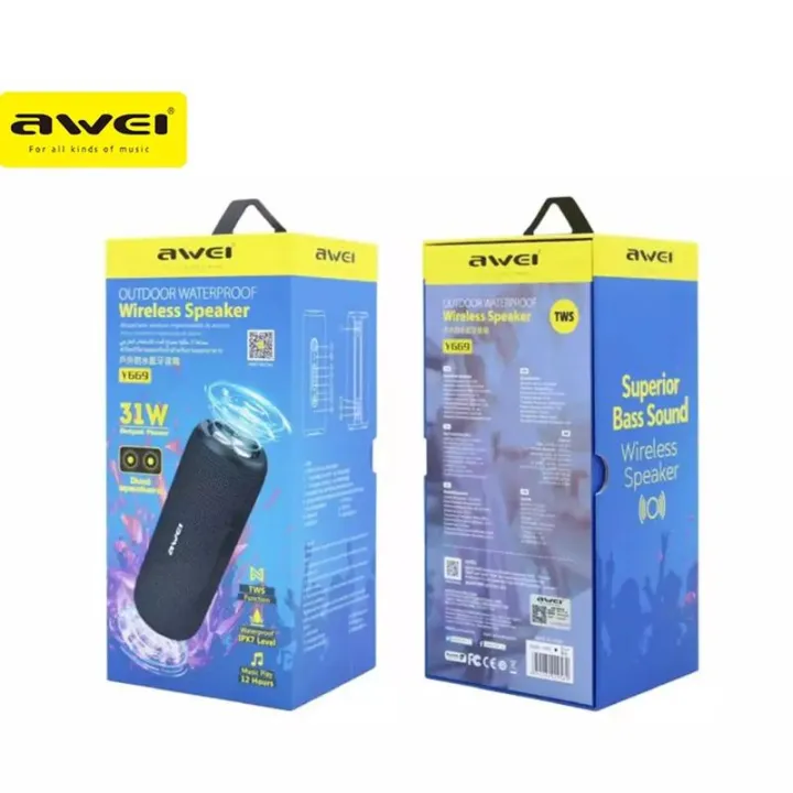 AWEI%20Y669%20Waterproof%20Portable%20Bluetooth%20Speaker%2031W%20-%20Image%202