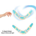 New Wooden Returning Boomerang V shaped Boomerang Outdoor Games Sports Toy. 