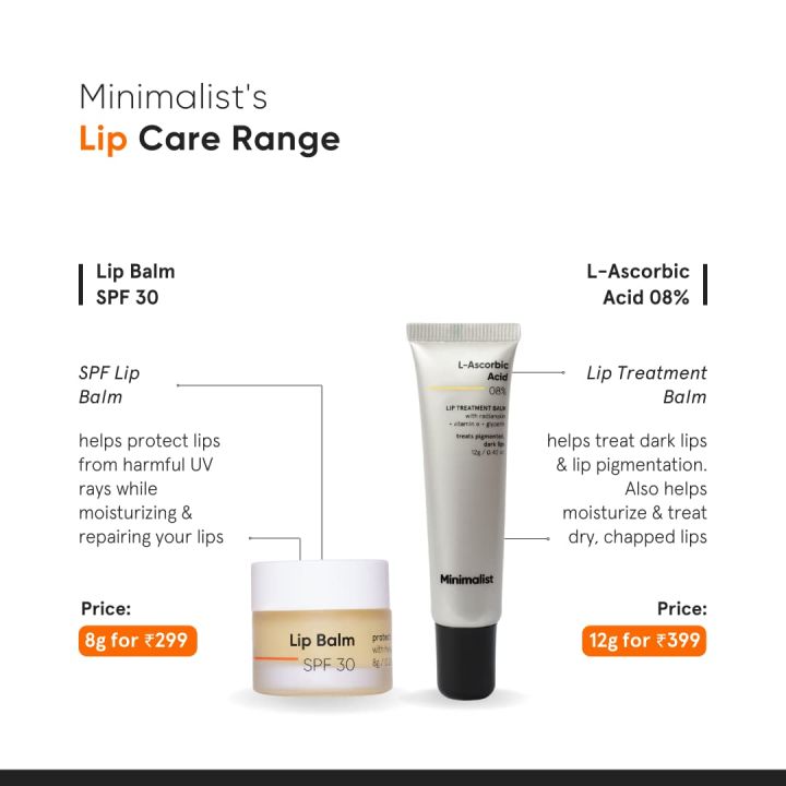 Minimalist%208%25%20L-Ascorbic%20Acid%20Lip%20Treatment%20Balm%20with%20Vitamin%20E,%20Radianskin%20&%20Glycerine%20for%20Pigmented%20&%20Dark%20Lips%20%7C%20For%20Women%20&%20Men%20%7C%2012%20gm%20-%20Image%203