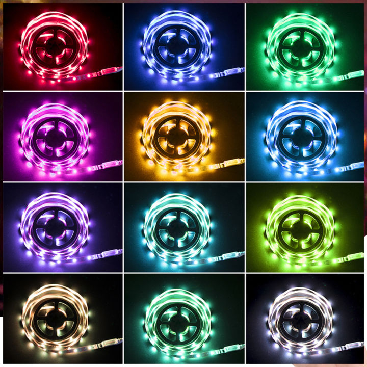 16Colour SMD 5050 DC 12V LED Strip Light With Remote- 5 meter - Rgb Led Strip Light