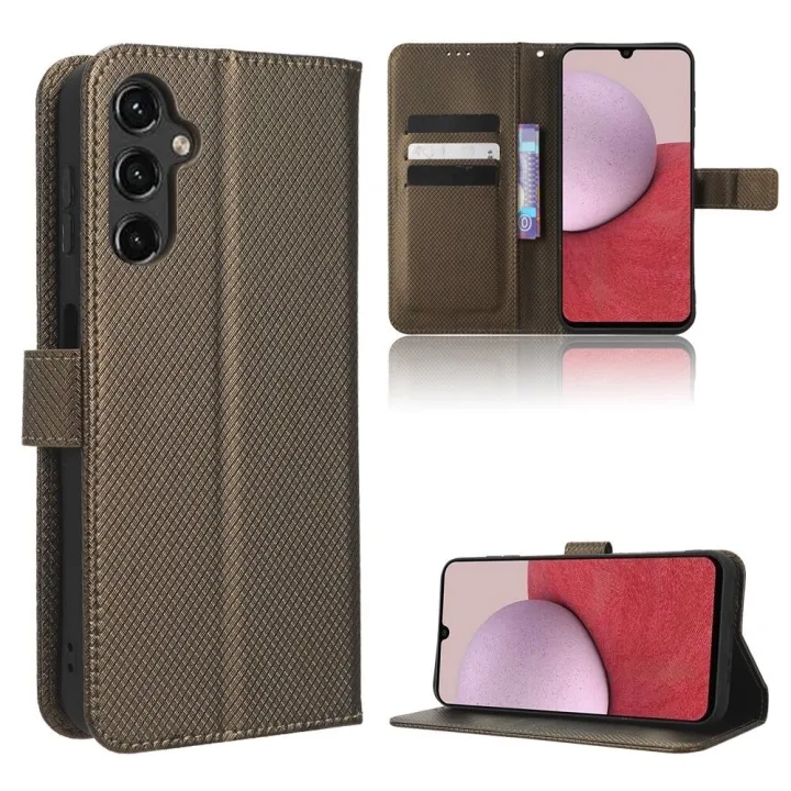 Wallet%20leather%20for%20Samsung%20Galaxy%20A14%205G%20case%20magnetic%20book%20stand%20flip%20card%20protection%20cover%20-%20Image%208
