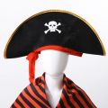 Kids Pirate Cosplay Costume Accessories Set Hat Compass Telescope Captain Cloth Hook Party Blindfold Halloween Party Decor Props.