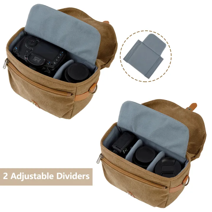 BAGSMART%20Camera%20Bag%20for%20Photographers%20DSLR%20Canvas%20Padded%20Camera%20Shoulder%20Bag%20with%20Rain%20Cover%20Suitable%20for%20Women%20and%20Men%20-%20Image%202