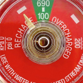 For Portable Water Fire Extinguisher 1-100PSI Pressure Gauge- 50PCS in Pack 1/8inch NPT Threads Fits for , Ansul.