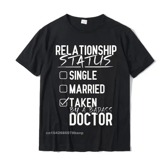 Doctor%20Relationship%20Status%20-%20Funny%20Doctor%20Shirt%20Gift%20Cotton%20Tops%20T%20Shirt%20For%20Men%20Printing%20T%20Shirts%20Printed%20Funny%20-%20Image%207