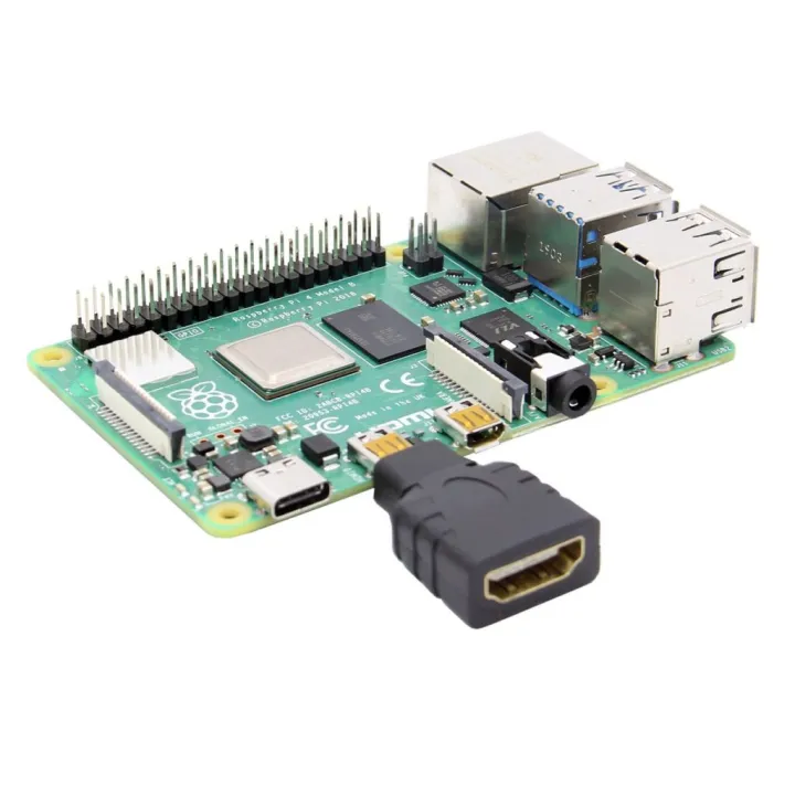Micro%20HDMI%20Male%20To%20HDMI%20Female%20Adapters%20For%20Raspberry%20Pi%204%20Micro%20HDMI%20Sockets%20-%20Image%204