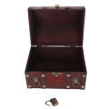 Storage box with password lock handmade exquisite wooden box.