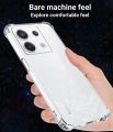 Xiaomi Redmi Note 13 4g Premium Silicone Case Crystal Clear Soft TPU Ultra-Thin Transparent Flexible Protective Mobile Phone Back Cover.