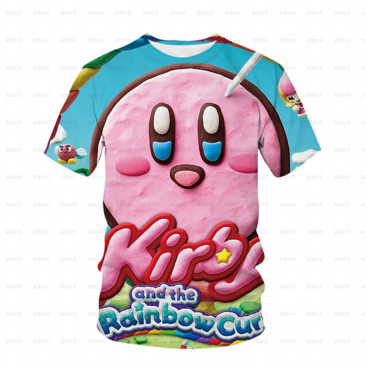 Boys%20and%20girls'%20clothes%20Kirby%20cartoon%203D%20T-shirt%20baby%20T-shirt%20top%204T-14T%20children's%20casual%20T-shirt%20street%20wear%20-%20Image%205