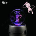 【Get the Perfect Fit】 Pikachu Gengar Mew Mewtwo Figurines Lamp Base Pokeball 3D Ball Statue Kids Birthday Gift.