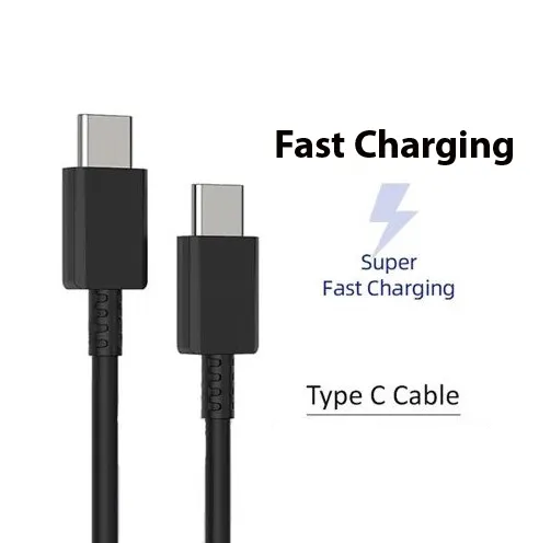 Samsung%20Cable%20Type%20C%20P%E2%80%8BD%20USB%20C%20To%20USB%20C%2025/45W%20Super%20Fast%20Charging%20USB%20Cable%20-%20Black%20&%20White%20-%20Image%203