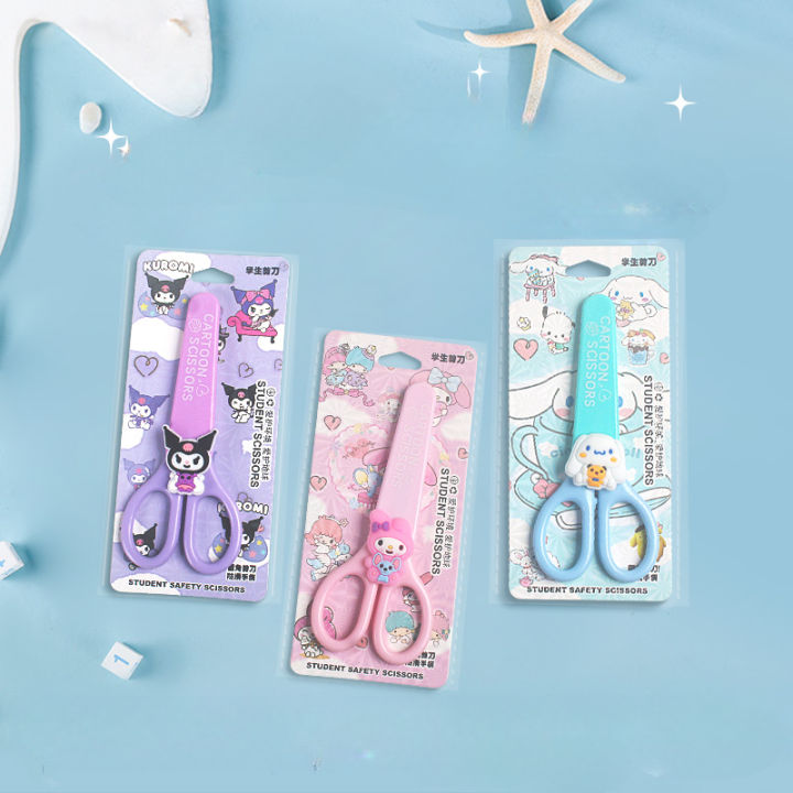 Kawaii%20Sanrio%20Safety%20Scissors%20with%20Cover%20Kuromi%20Hello%20Kitty%20My%20Melody%20Scissors%20Cute%20DIY%20Cutting%20Set%20School%20Stationery%20Supplies%20-%20Image%206