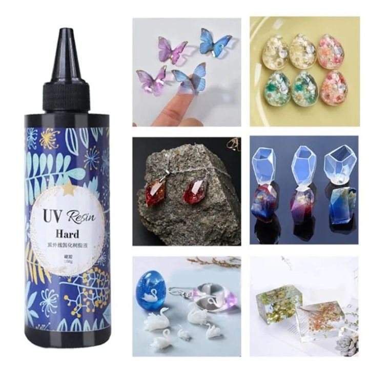 10g%2020g%2030g%2050g%20100g%20200g%20Hard%20UV%20Resin%20Crystal%20Clear%20Glue%20Ultraviolet%20Curing%20Epoxy%20Crafts%20Jewelry%20Pendant%20Making%20DIY%20-%20Image%203