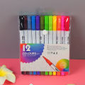 Watercolor pen set watery double ended color marker double ended pencil student kids soft head drawing pen wholesale. 