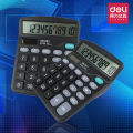2024 Deli Computer Large 837ES Computer Financial Accounting 12-bit Solar Dual Power Supply Deli Calculator Hardeniae. 