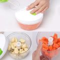 Hot kitchen mini Hand Held Manual Meat Garlic Chopper Plastic Vegetable Mixer Garlic Press. 