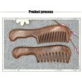 Sandalwood Wide Tooth Comb Curly Hair Portable Coarse Tooth Wooden Comb Hair Massage Tool Coarse. 